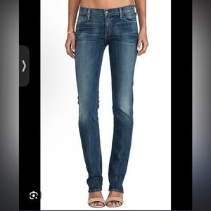 Citizens Of Humanity COH Ava 142 Low Waist Straight Leg Stretch Jeans 28 $189
